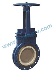 API cast steel flange Manual knife gate valve